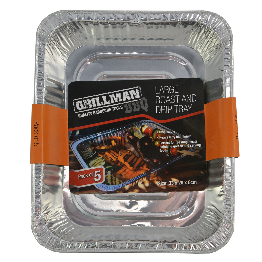 Large BBQ Trays, 5 Pack